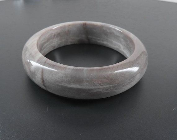 Petrified Wood Bangle, Stone Bangle - image 4