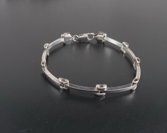 Silpada Link Bracelet, Sterling Silver Link Bracelet, Silpada Binaro Bracelet, Sterling Silver Bracelet