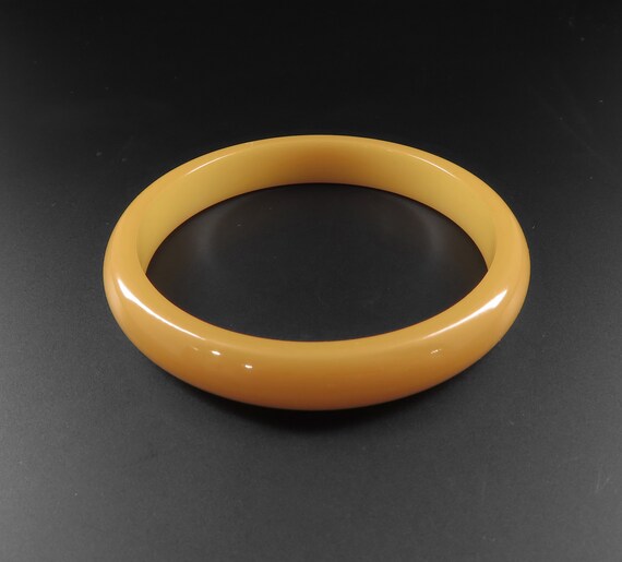 Butterscotch Bakelite Bracelet, Bakelite Bangle, … - image 2