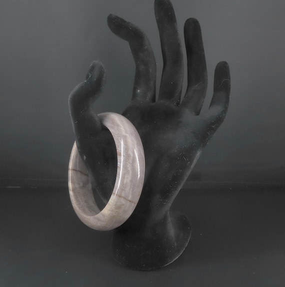 Petrified Wood Bangle, Stone Bangle - image 3