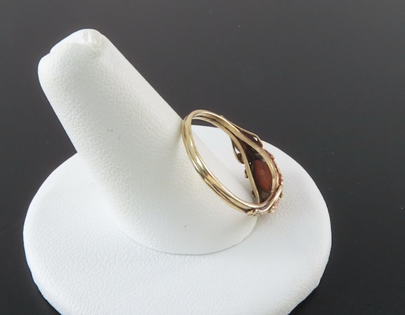 Gold Plated Turquoise Ring - image 4