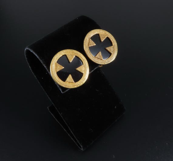 1995 Metropolitan Museum of Art Maltese Cross Earrings