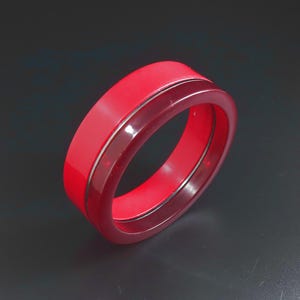 Red Acrylic Bangle