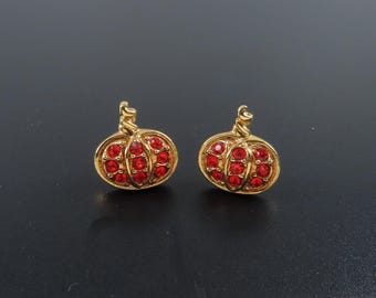 Avon Precious Pumpkin Earrings