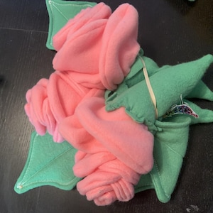 Plush Rose Bouquet, Fleece, 3 Roses each Bouquet, 3 Colors Available
