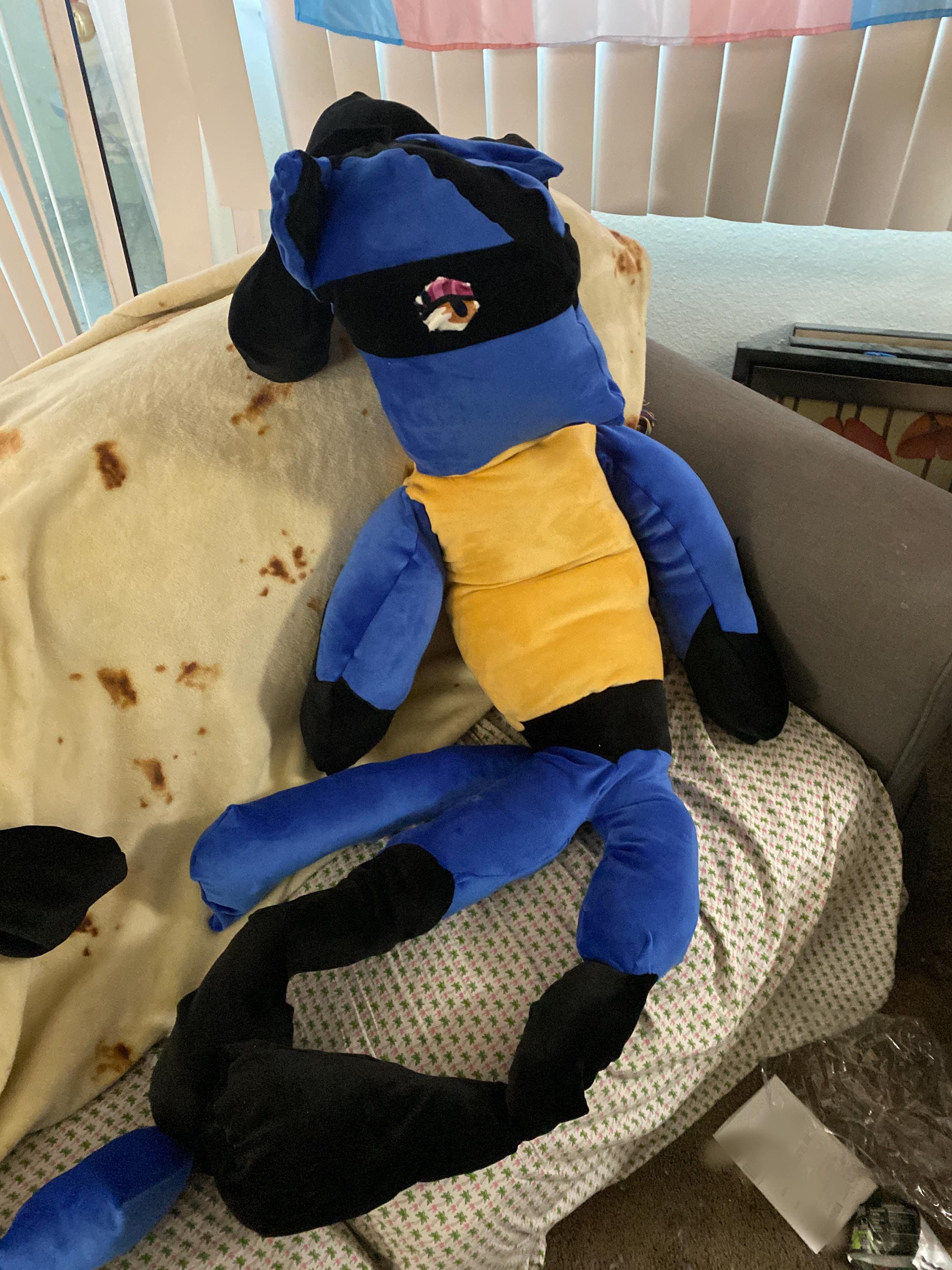Life Size Lucario Plush - Etsy