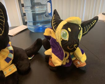 Anubis Plushie, Minky with Accessories