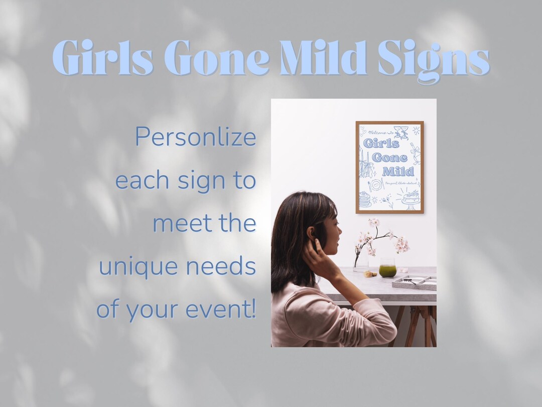 Customizable Girls Weekend Sign Set: Welcome, Menu, Cocktails (digital ...