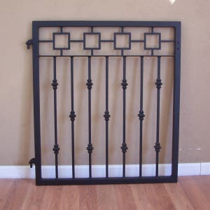 Ornamental Iron Garden Gate Metal Greek Frieze Cast Iron Collars