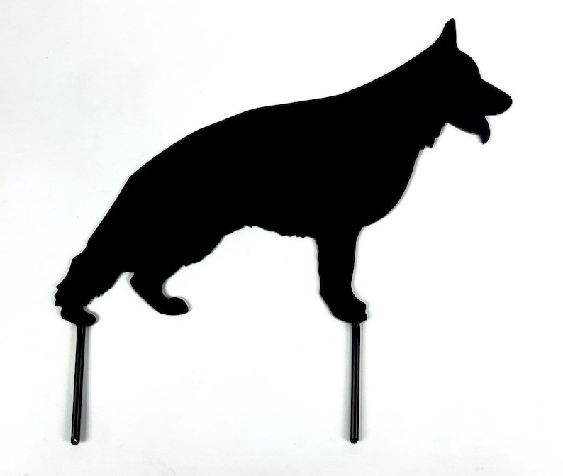 german shepherd grave marker