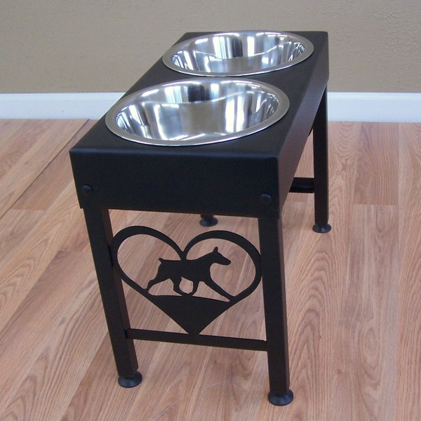 Elevated Dog Feeder Etsy