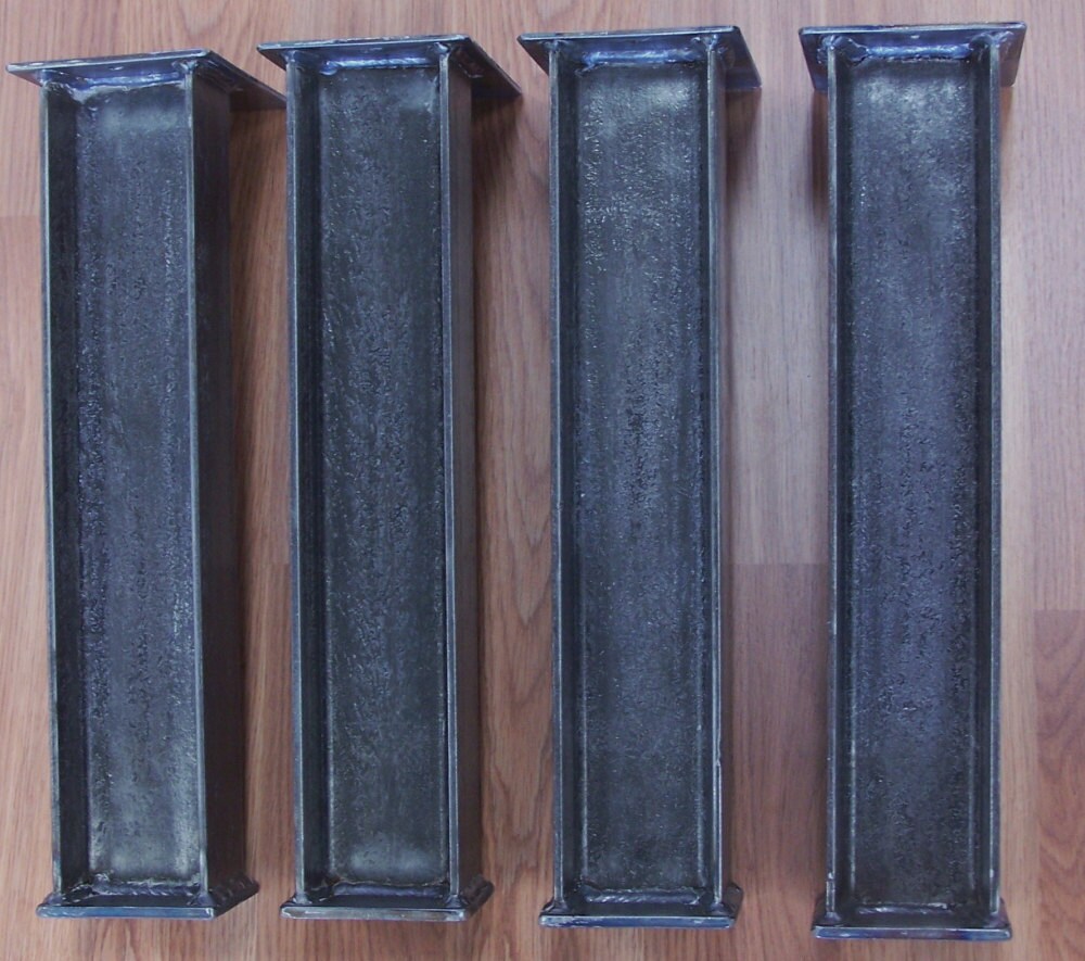 Modern Industrial Coffee Table Legs I Beam Structural Steel Etsy