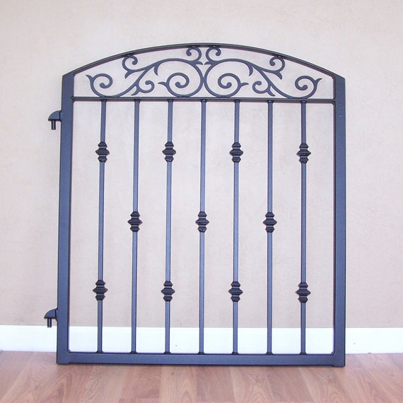 antique iron garden gate