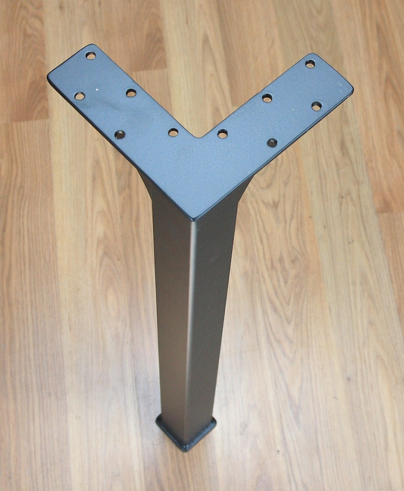 Steel table legs with decorative metal scroll gussets set of 4 Etsy