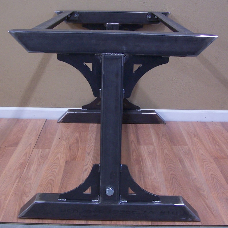 Industrial Steel Table Base Kitchen Island Bar Legs Massive Etsy