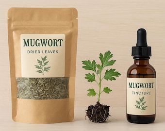 Mugwort, Dried Leaves & Stems | Natural Herb Eco-friendly herb