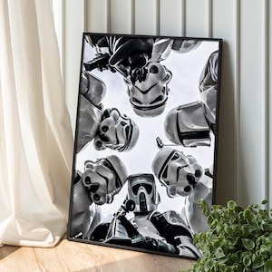 Grappige kunst aan de muur badkamer, Stormtroopers op zoek print, Star Wars poster, Star Wars badkamerkunst, decor van het huis, cadeau-idee, grappige kunst aan de muur