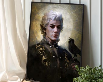 Impression d'art Astarion : décoration de salle de jeux Baldurs Gate 3 (téléchargement numérique)