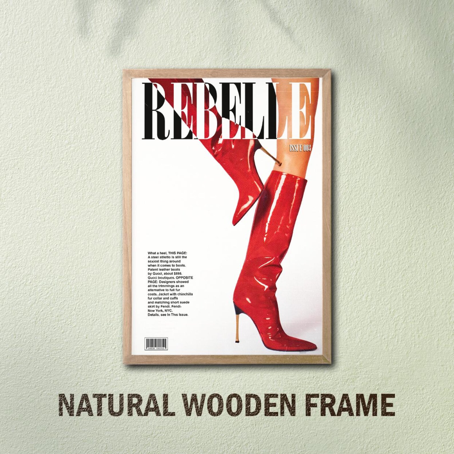 Capa De Revista De Moda Vintage Botas Vermelhas Etsy Portugal Capa De Revista De Moda Vintage Botas Vermelhas Etsy Portugal