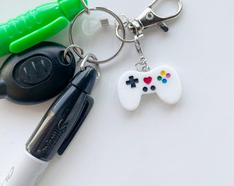 Video Game Badge Charm: Gamer Lanyard Accessory