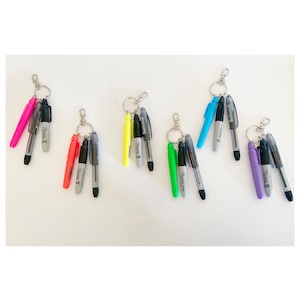 Mini Neon Pen Set: Badge Reel Accessory for Nurses