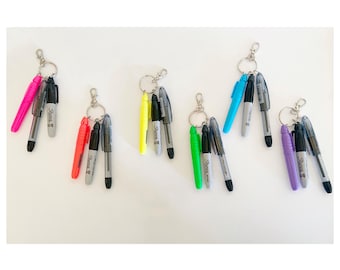 Mini Neon Pen Set: Badge Reel Accessory for Nurses