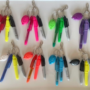 Nurse Badge Pen Set: Mini Highlighter, Light, Sharpie