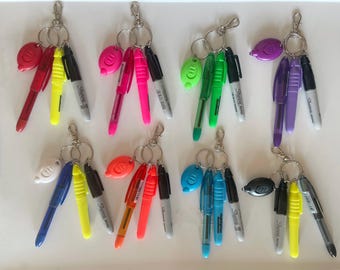 Nurse Badge Pen Set: Mini Highlighter, Light, Sharpie