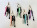 Mini Pen Set Pastel Colors- badge reel accessory keychain gift for nurses - breakaway lanyard colorful badge reel pens for teachers