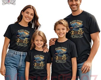 Custom Alaska Cruise 2026 Matching Family Vacation T-Shirt