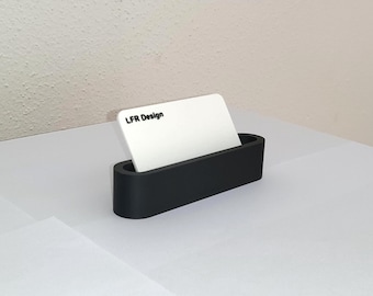 modern, simple business card holder