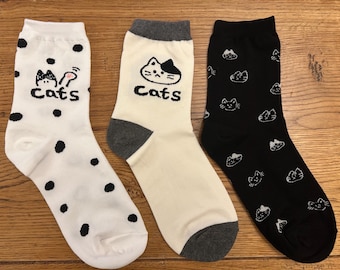 Cat Socks for cat lovers - Made in Korea