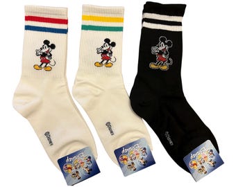 Disney Mickey Mouse Socks – Fun & Adorable Gift Idea, Made in Korea (Officially Licensed)