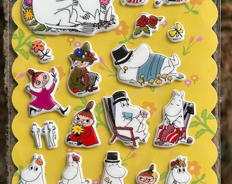 Moomin Stickers - Officially Licensed -  Character Decals
