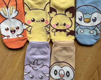 Pokemon Ankle Socks – Officially licensed, Made in Korea