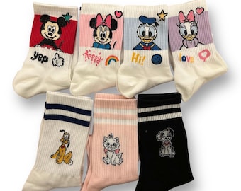 Disney Character Socks – Cute Korean Fashion Socks