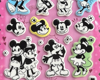 Minnie & Mickey mouse Stickers - Officially Licensed - Disney Character Decals - 1928 Steamboat classic