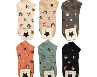 My Neighbour Totoro Ankle Socks: Studio Ghibli Character Socks, Made in Korea