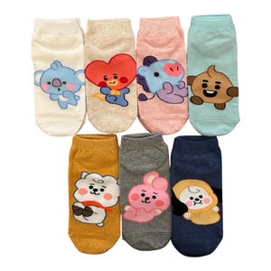 Socquettes BTS (Bangtan) - Fabriquées en Corée