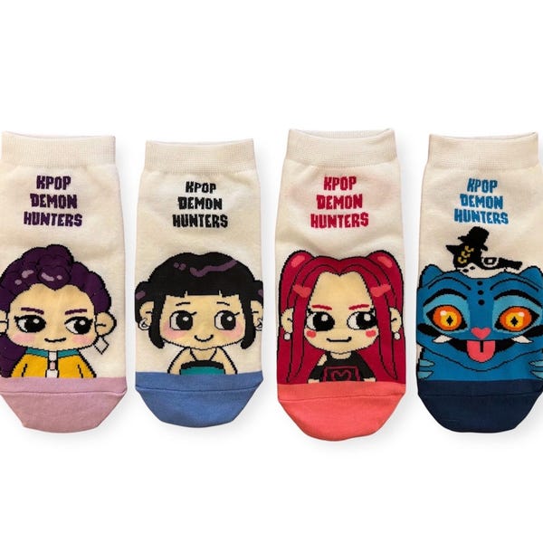 Kpop Demon Hunters Ankle Socks – Made in Korea