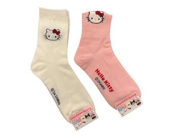 Hello Kitty Socks: officially licensed, Women's Novelty Socks, Made in Korea