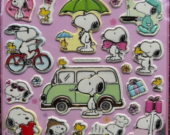 Big size Snoopy Stickers - Officially Licensed - Peanuts Character Decals