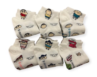 SHINCHAN Ankle socks - officially licensed - made in Korea
