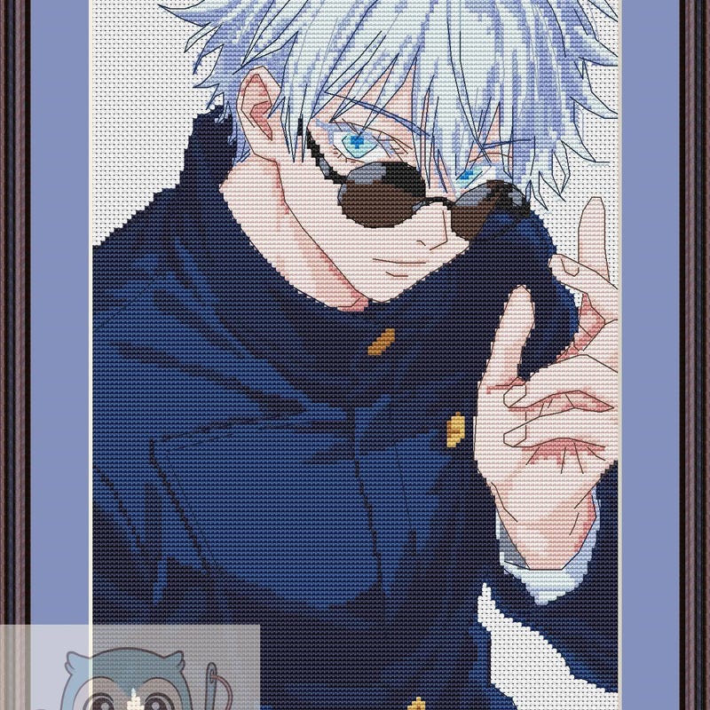 Jujutsu Kaisen Cross Stitch Pattern - Etsy