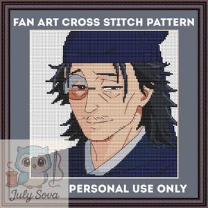 Cross Stitch Fan Art Pattern – Lakan Kan | Inspired The Apothecary Diaries | PDF/XSD Download