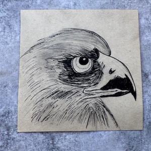 Handgetekende miniatuurinktkunst – unieke dippenillustraties (8 x 10 cm – 10 x 10 cm) – perfect als decoratie, cadeau en verzamelaar!
