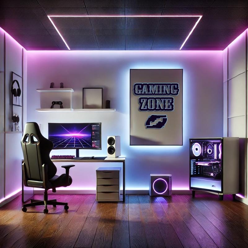 Gaming Zone Plasma Cut File Dxf, Svg, Ai, CDR, DWG, PDF Gamer Wall Art ...