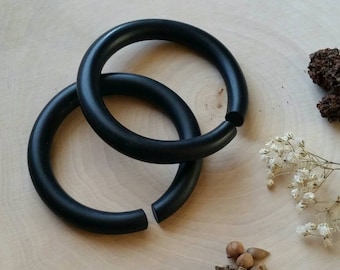Large Hoop Plugs // Gauges // Customizable 2-2.5&quot; inch Hoops // Pick Your Colors