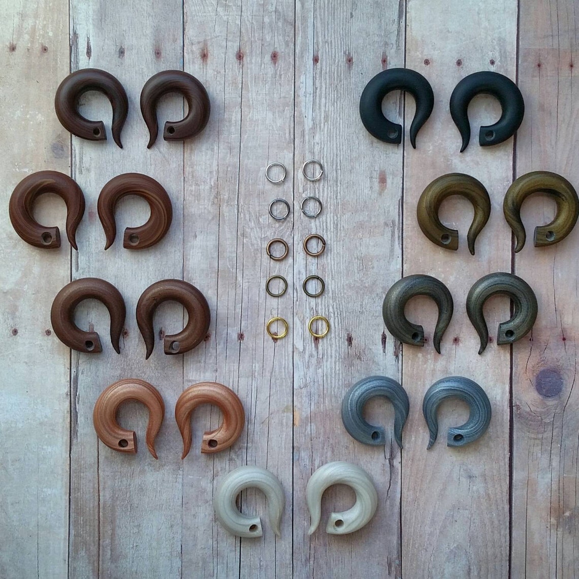 Customizable Gauged Earring Plug Converters / 1 Pair Etsy