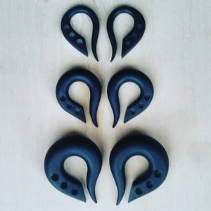 Charmed Customizable Gauged Earring Converter Plugs // 1 set // choose your color!